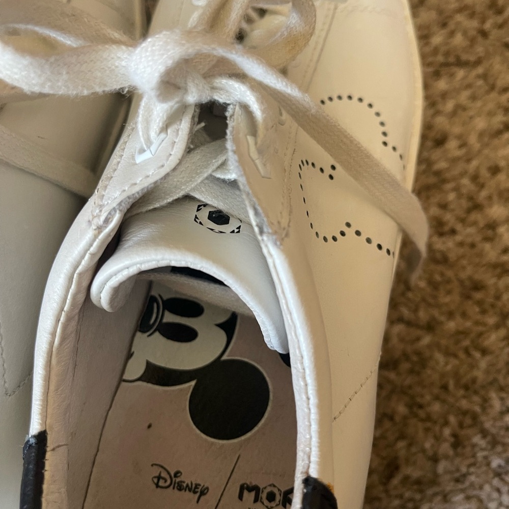 MOA | Master of Arts & Mickey Mouse White Platform Sneakers | Size 7.5 - Picture 9 of 11